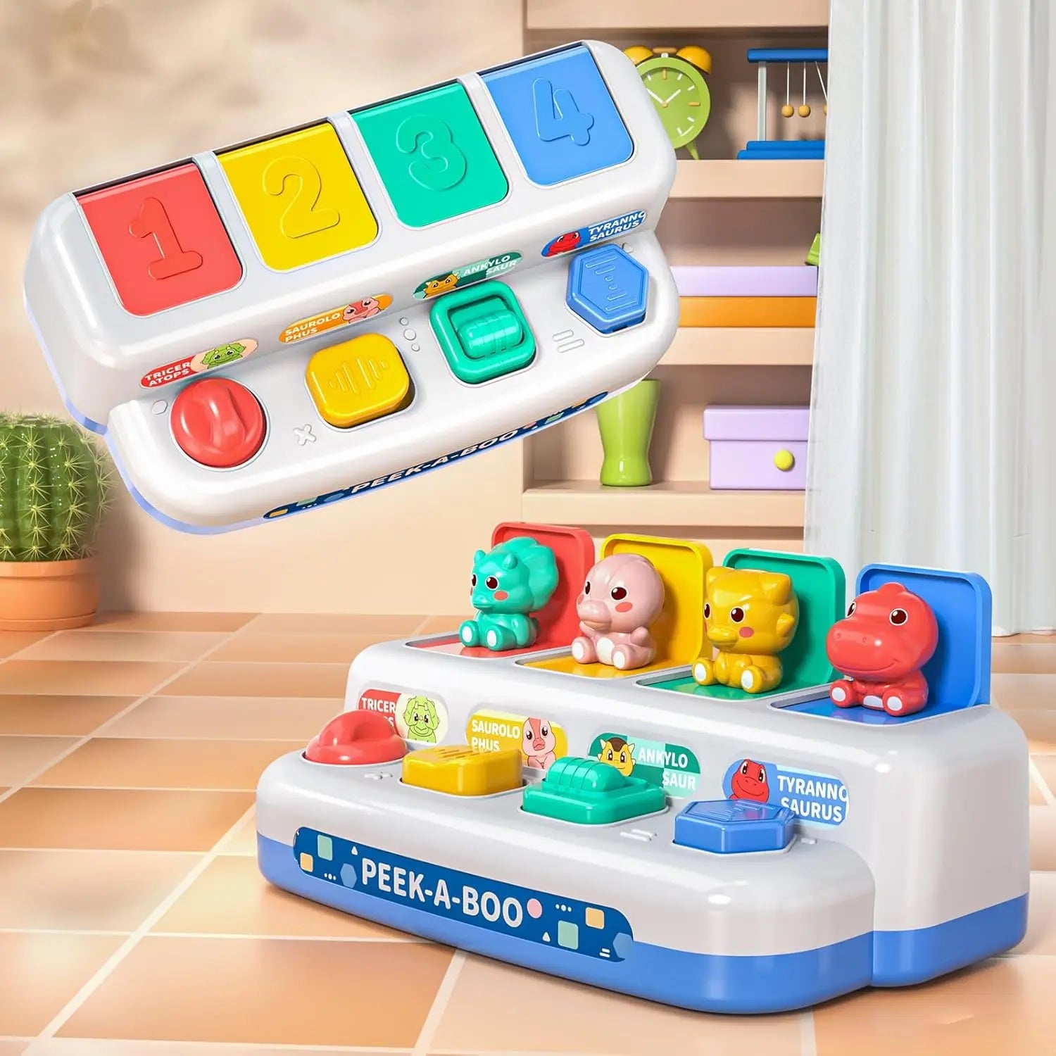 Peek & Play: Montessori Pop-Up Animals