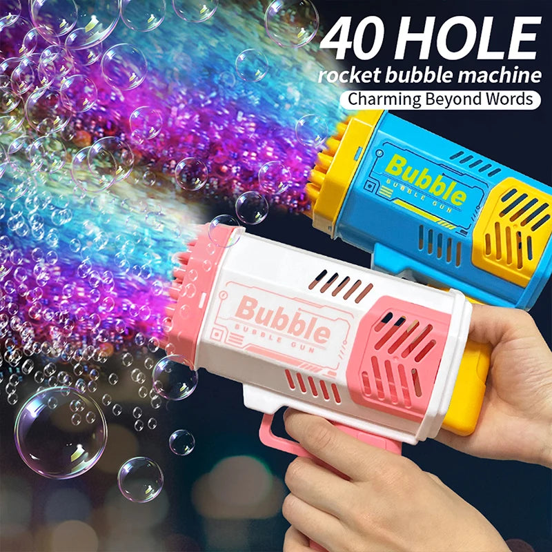Mega Bubble Fun: Handheld Electric Gun