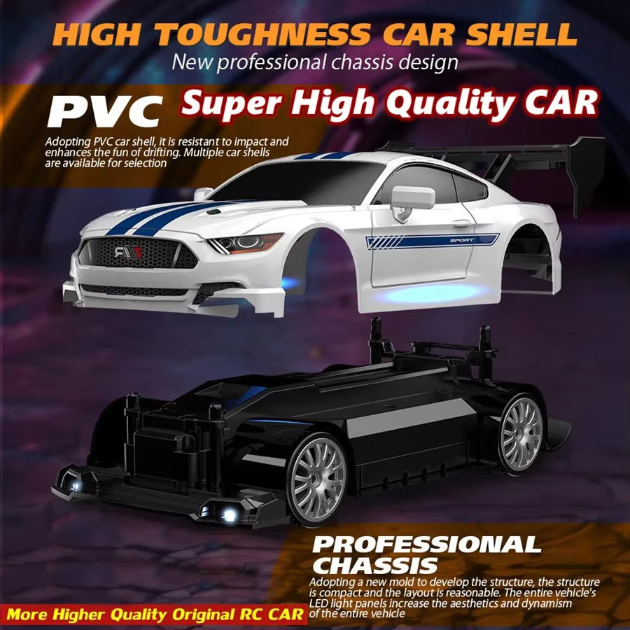 Thunder Drift: 1:24 RC Mustang Racer