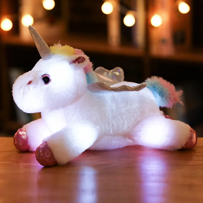 Magical Glow Unicorn Plush Pillow