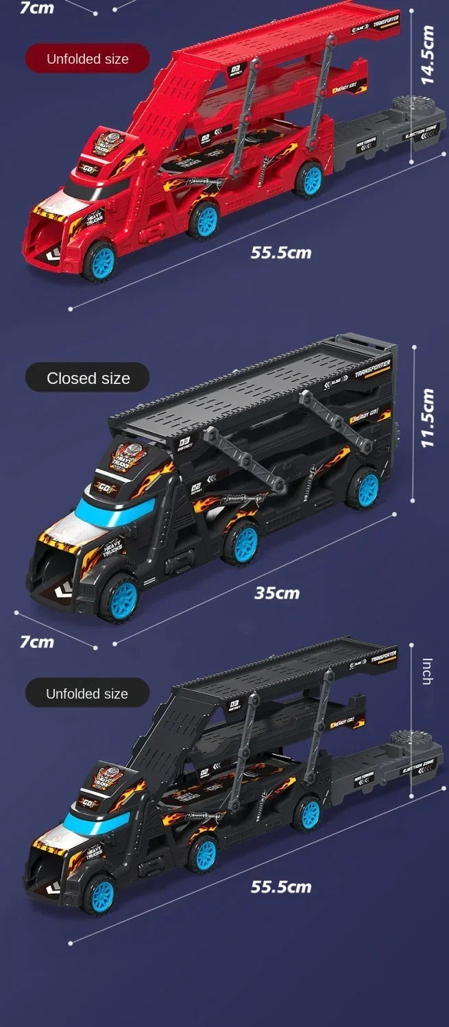 Mega Hauler: Transforming Track Truck Adventure