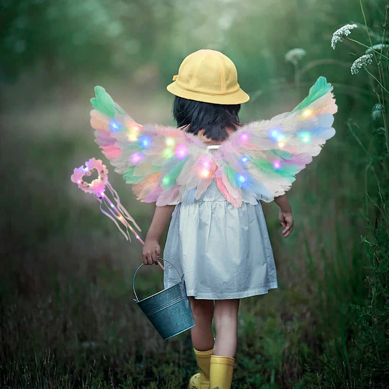 Magical LED Angel Wings & Unicorn Set