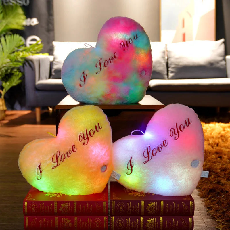Starlight Dreams: Glowing Plush Pillow