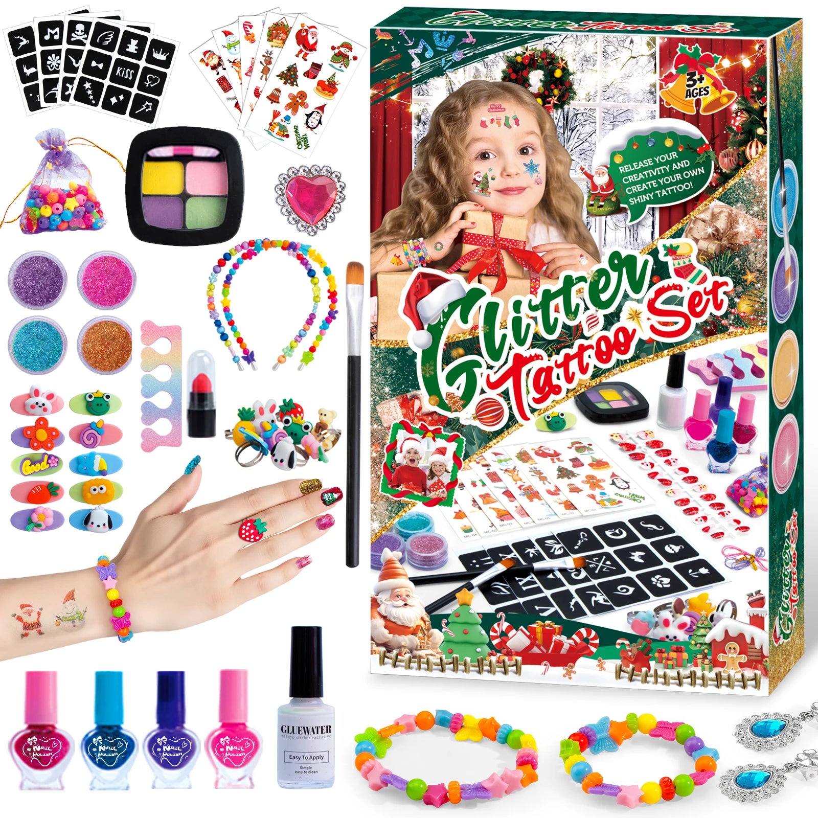 Sparkle & Style: Kids Christmas Glam Set