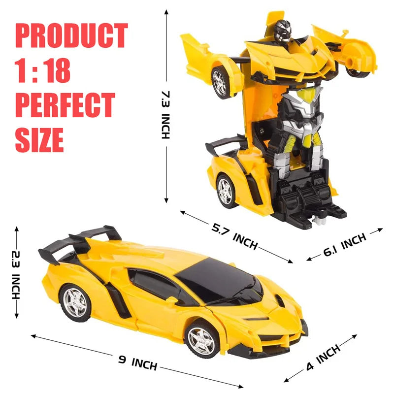 2-in-1 RC Robot Transformation Car