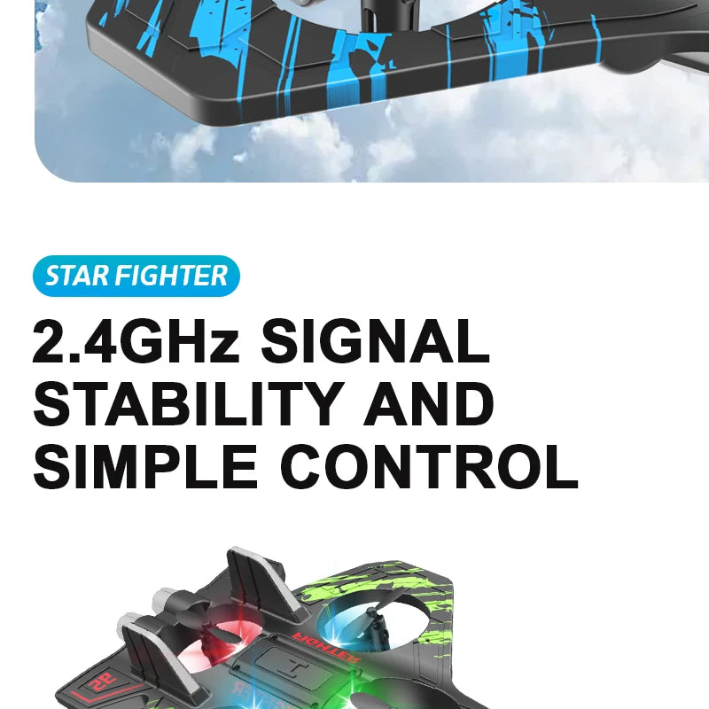 Sky Stunt Glider: RC Fighter Jet