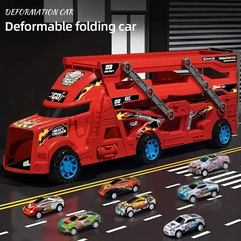 Mega Hauler: Transforming Track Truck Adventure
