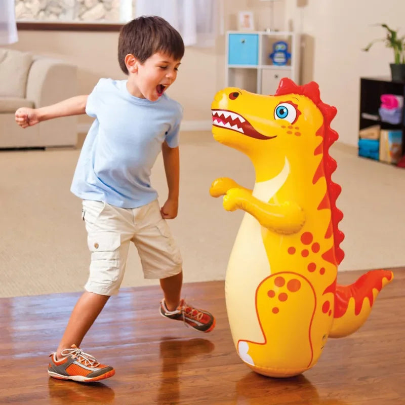Dino Tumbler: Inflatable Boxing Fun