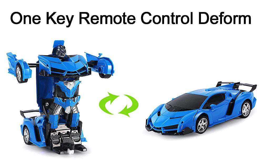 2-in-1 RC Robot Transformation Car