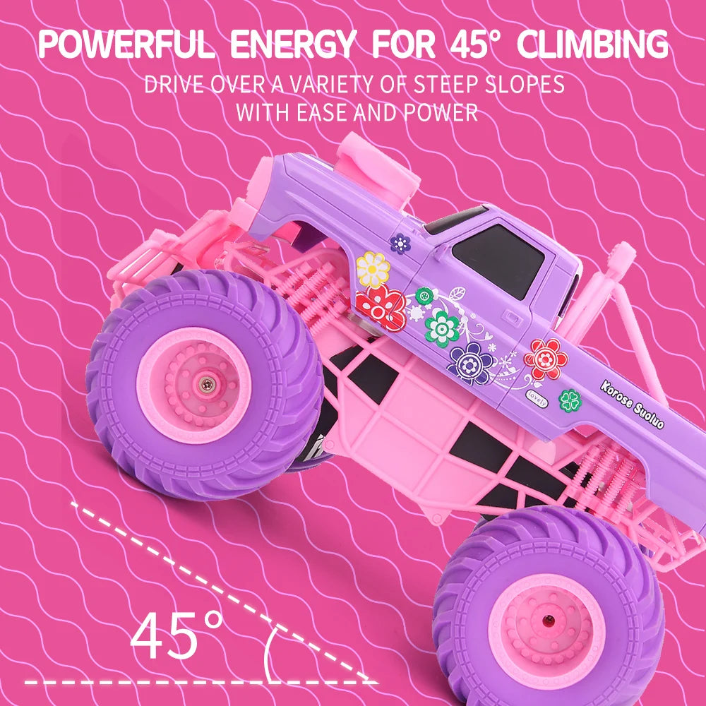Pink Power Truck: RC Stunt Adventure