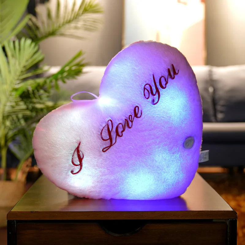 Starlight Dreams: Glowing Plush Pillow