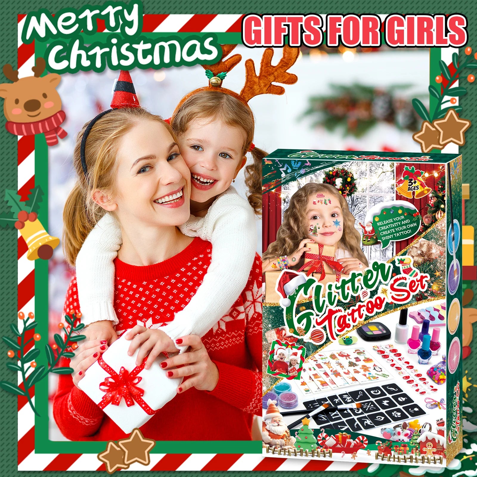 Sparkle & Style: Kids Christmas Glam Set
