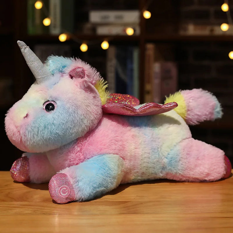 Magical Glow Unicorn Plush Pillow