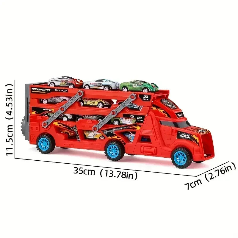 Mega Hauler: Transforming Track Truck Adventure