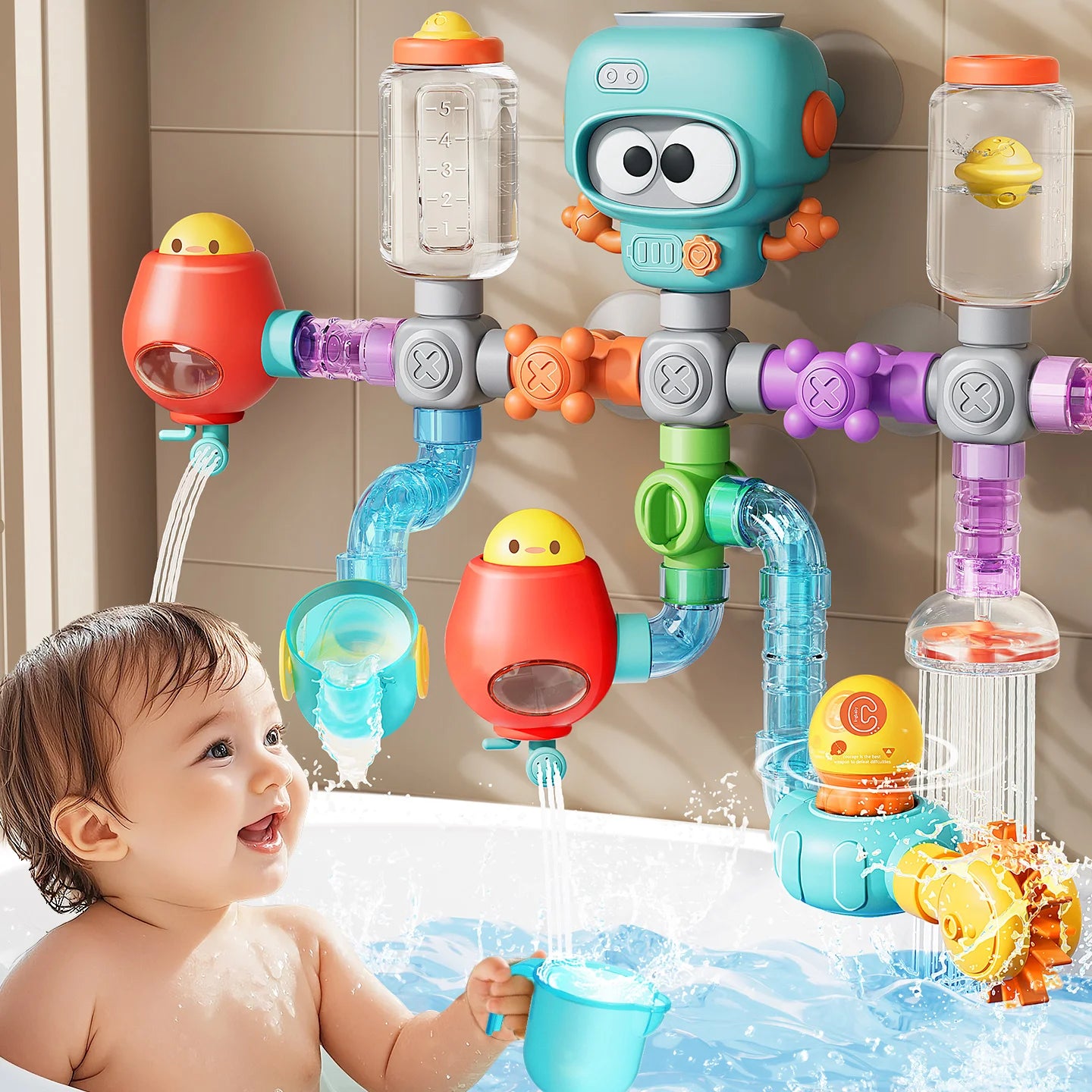 Splash & Spin: Baby Bath Fun Set