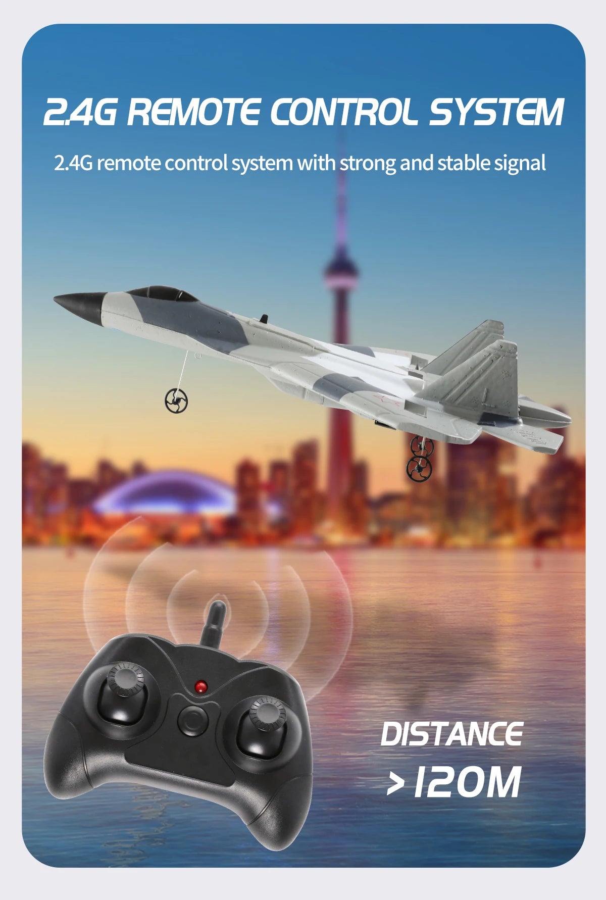 Sky Warriors: SU-35 RC Fighter Jet