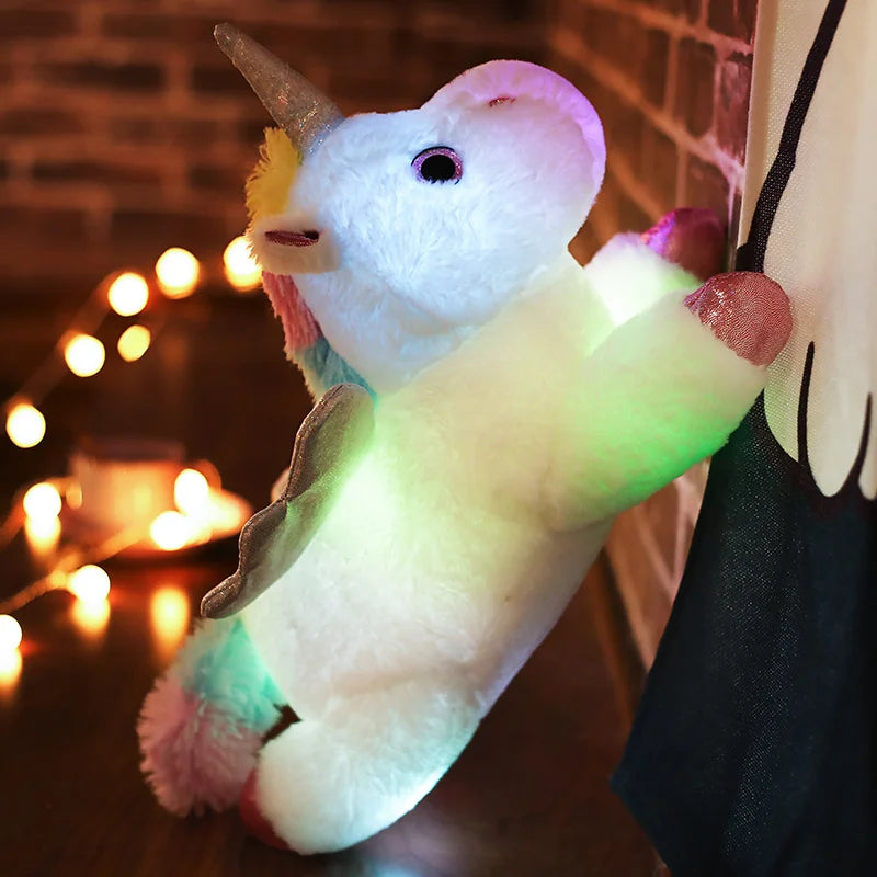 Magical Glow Unicorn Plush Pillow