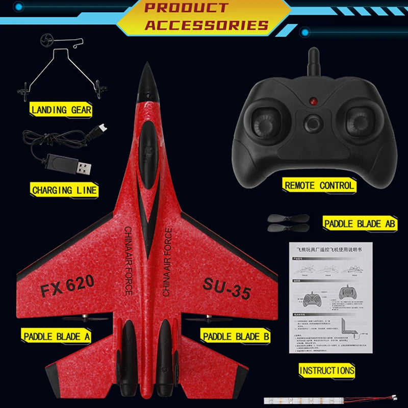 Sky Warriors: SU-35 RC Fighter Jet