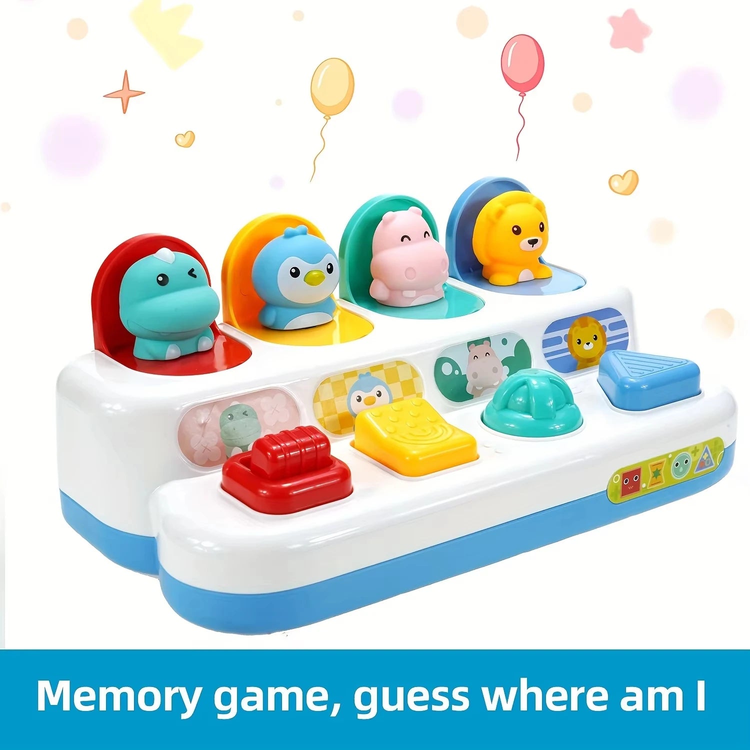 Peek & Play: Montessori Pop-Up Animals