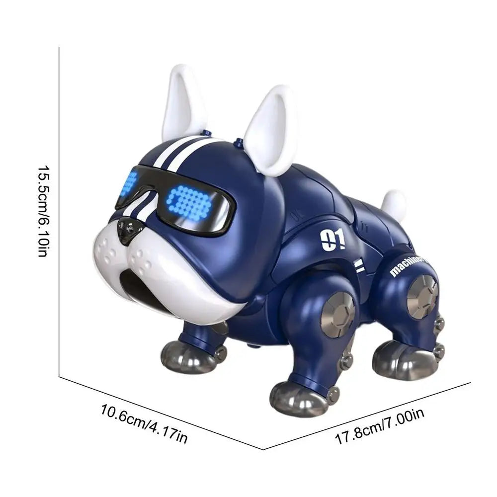 Dancing Music Bulldog Robot Toy Delight