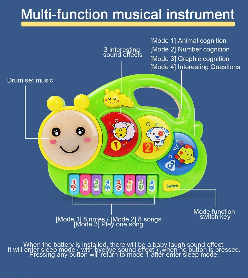 Melody Magic: Baby Animal Piano Toy