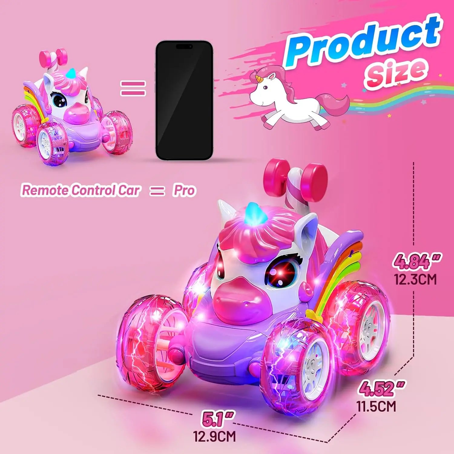 Magic Unicorn RC Car Adventure Toy