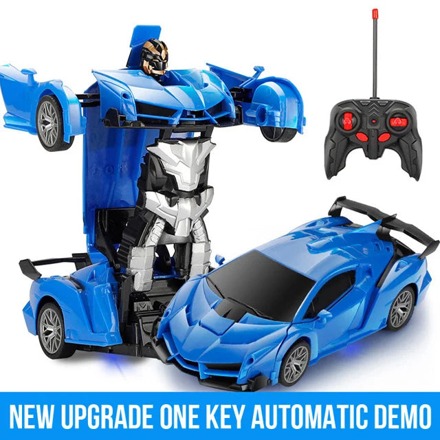 2-in-1 RC Robot Transformation Car