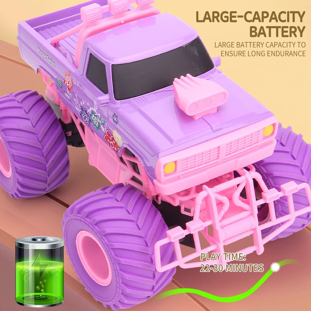 Pink Power Truck: RC Stunt Adventure