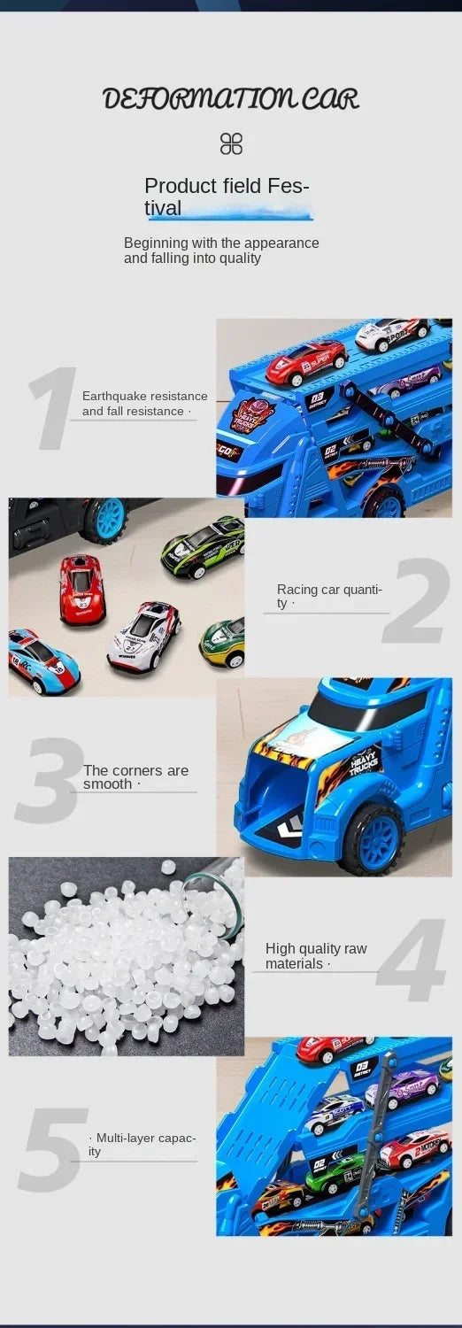 Mega Hauler: Transforming Track Truck Adventure