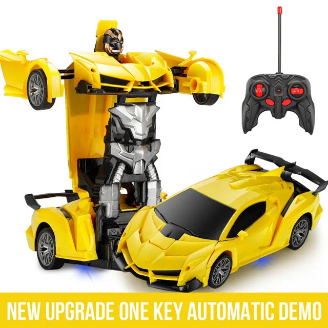 2-in-1 RC Robot Transformation Car