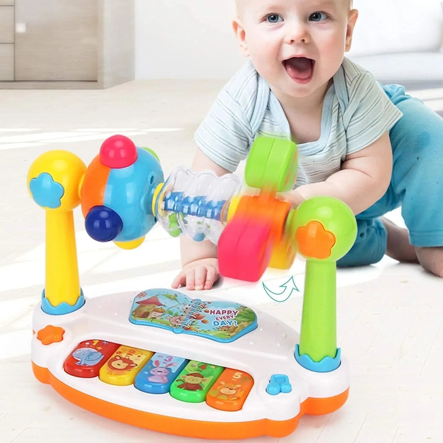 Melody Star: Baby Rotating Piano Toy