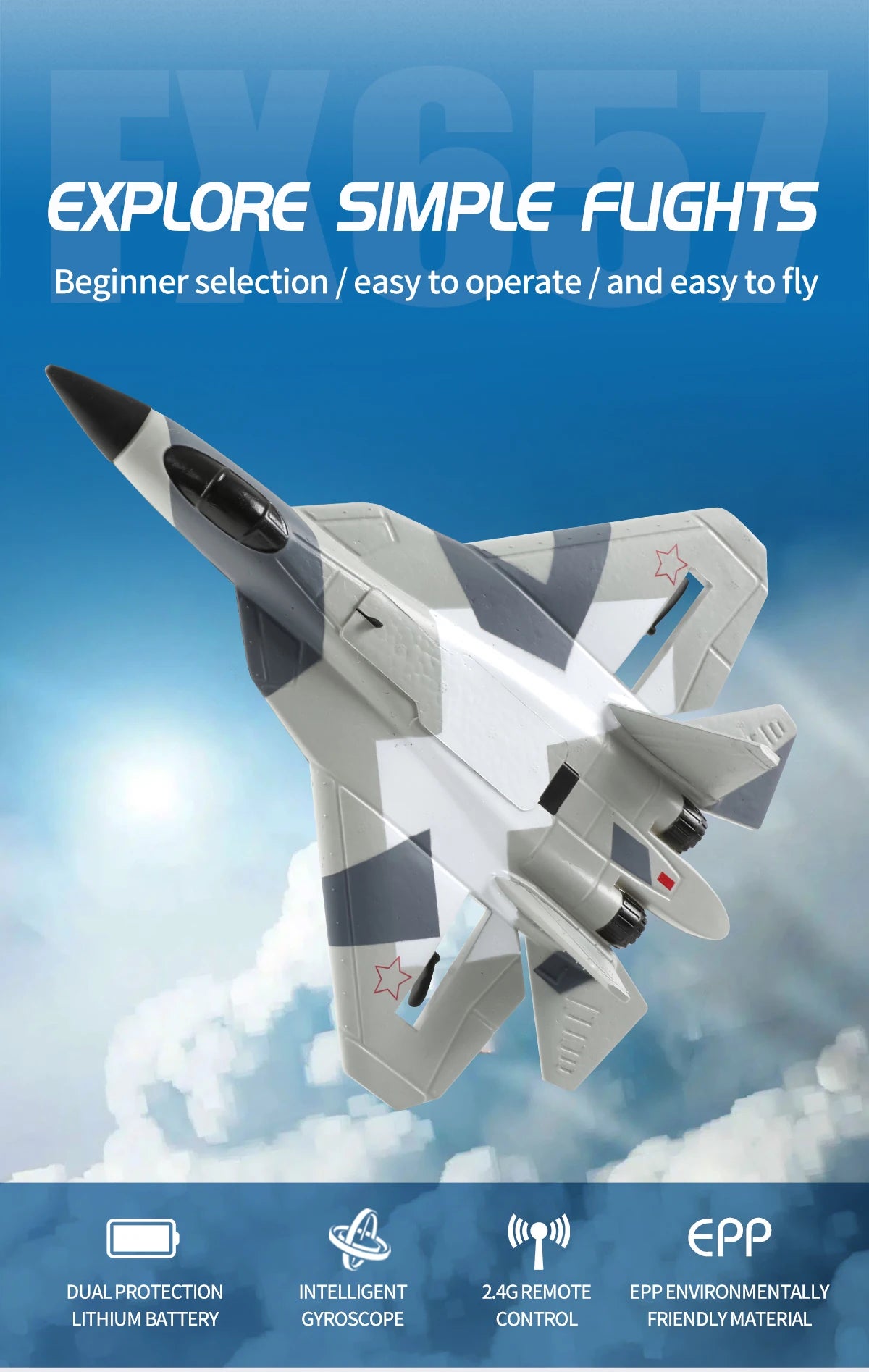 Sky Warriors: SU-35 RC Fighter Jet