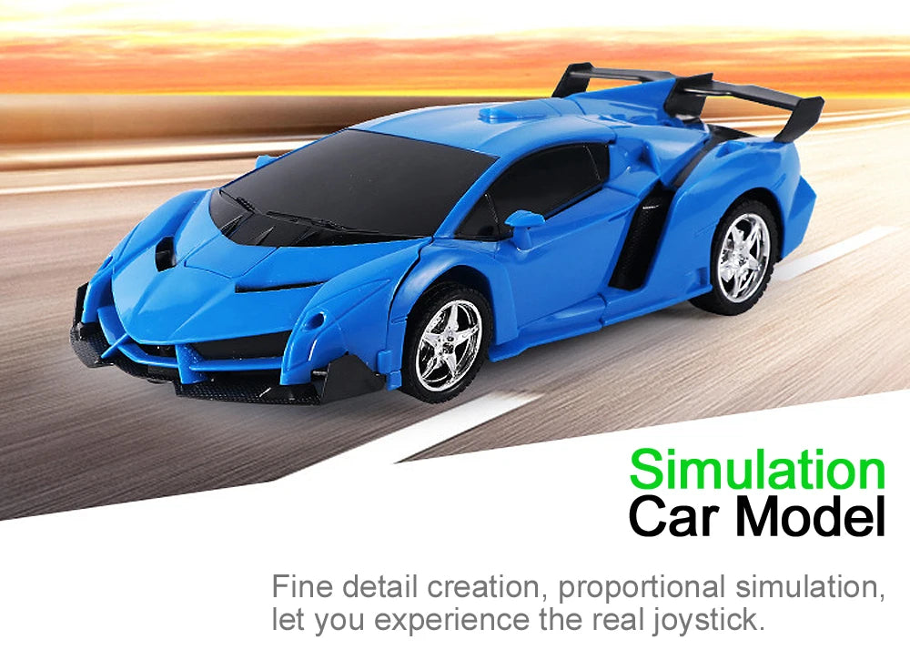 2-in-1 RC Robot Transformation Car
