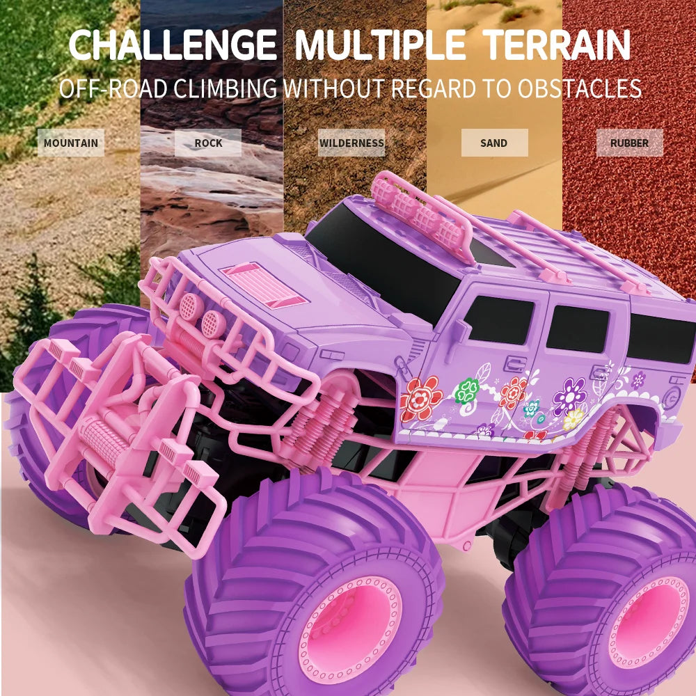 Pink Power Truck: RC Stunt Adventure