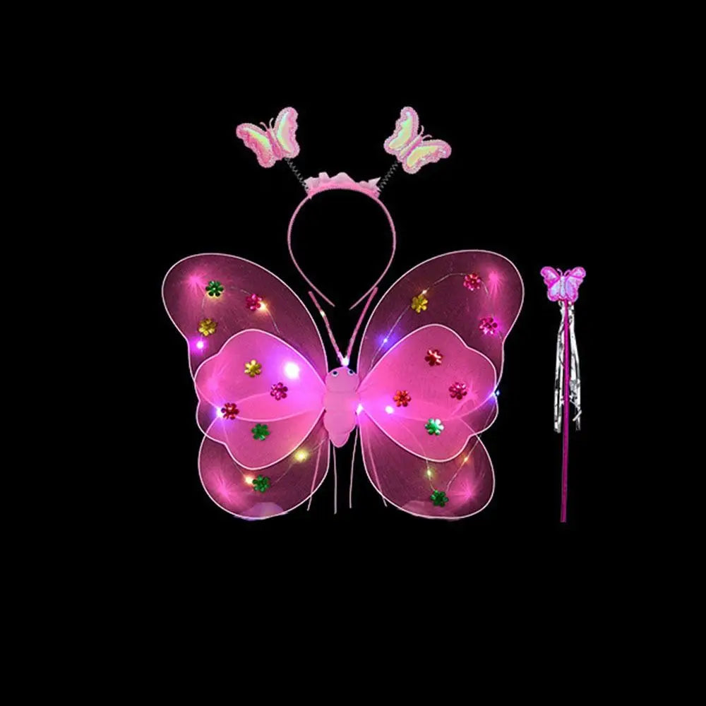 Luminous Angel Wings & Butterfly Skirt