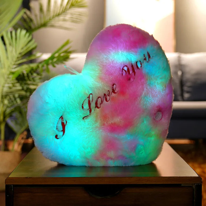 Starlight Dreams: Glowing Plush Pillow
