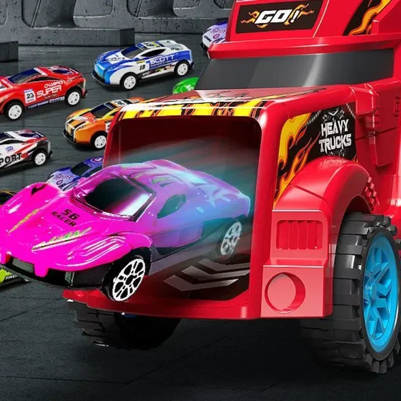 Mega Hauler: Transforming Track Truck Adventure