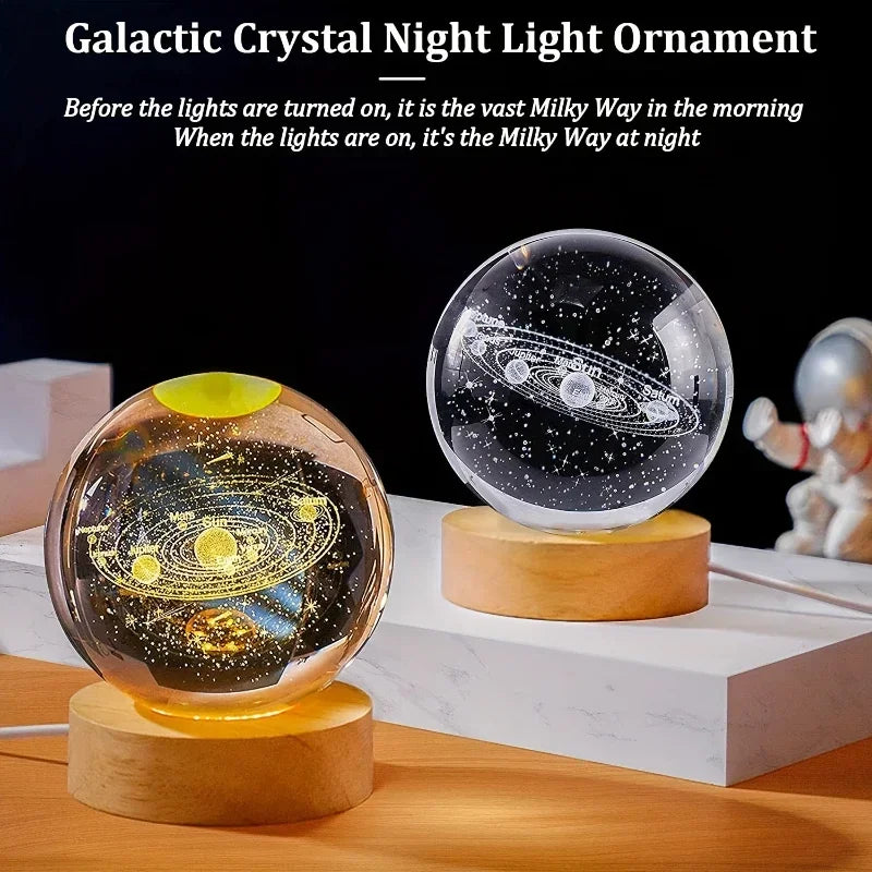 Enchanting Galaxy Bear Rose Night Light