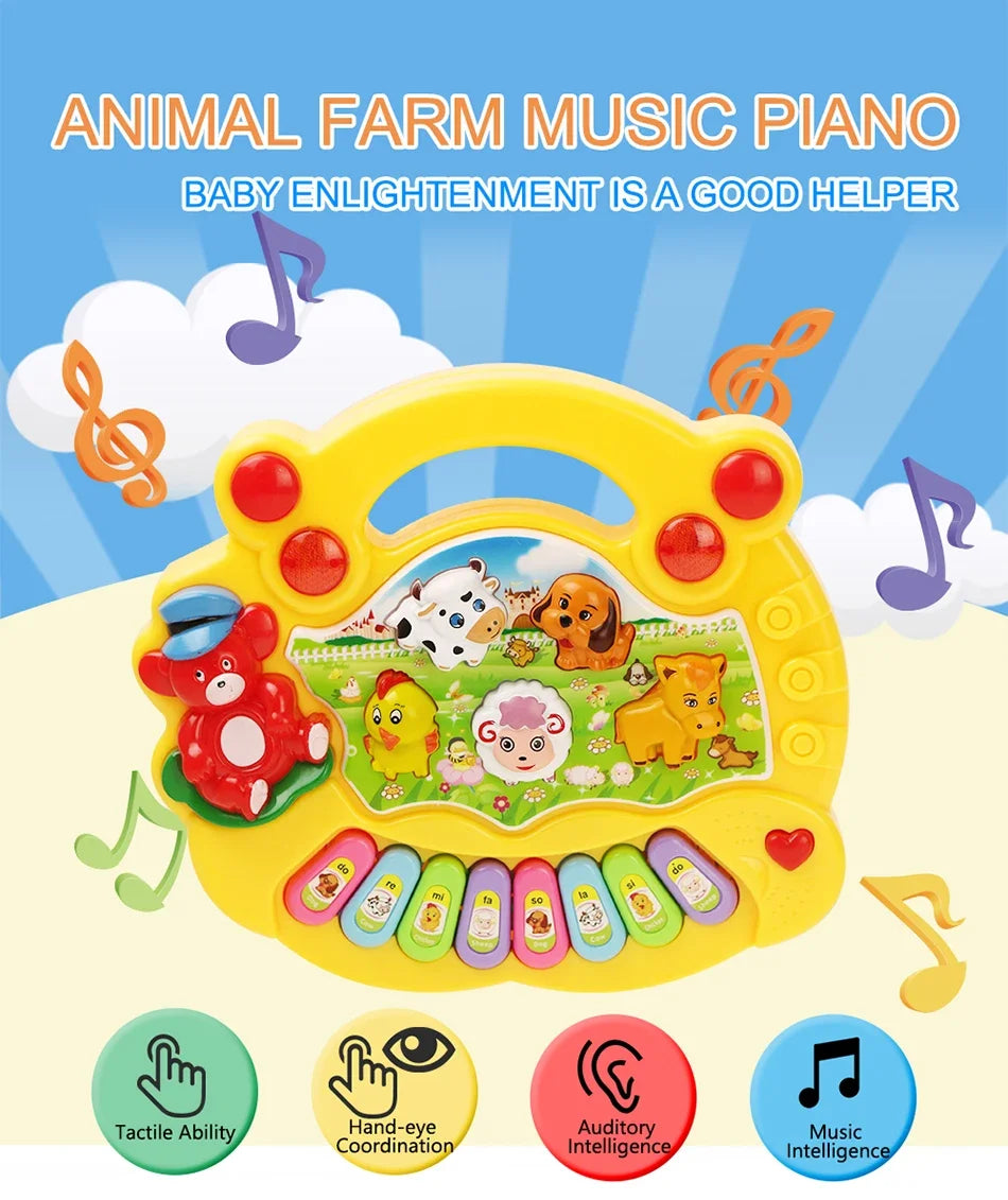 Melody Magic: Baby Animal Piano Toy