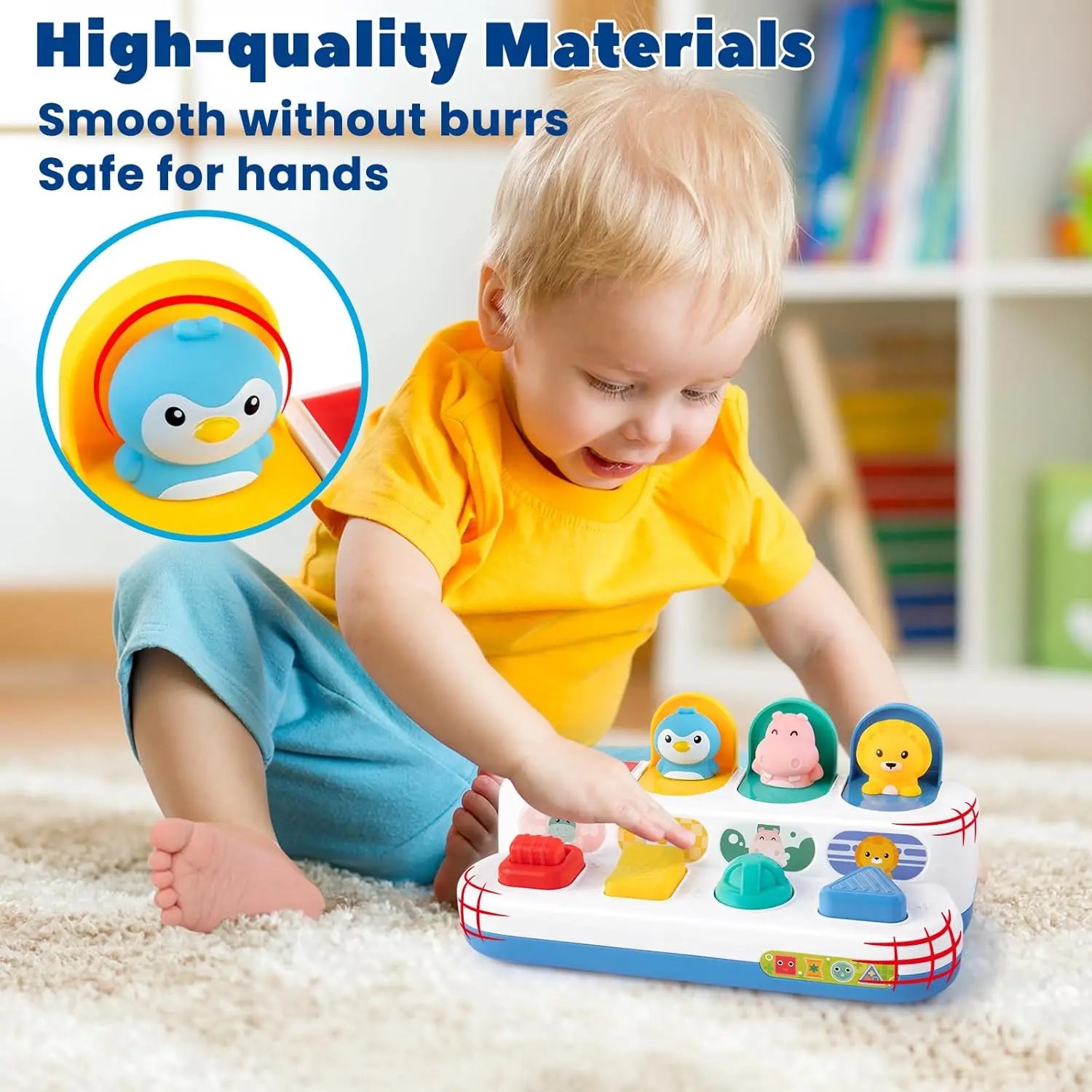 Peek & Play: Montessori Pop-Up Animals