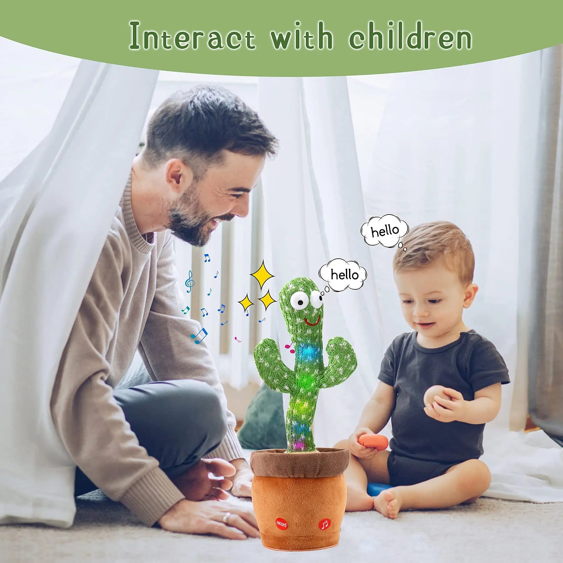 Dancing Cactus: Interactive Singing Plush Toy