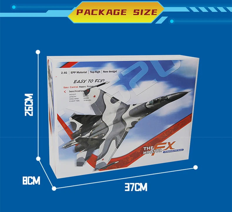 Sky Warriors: SU-35 RC Fighter Jet