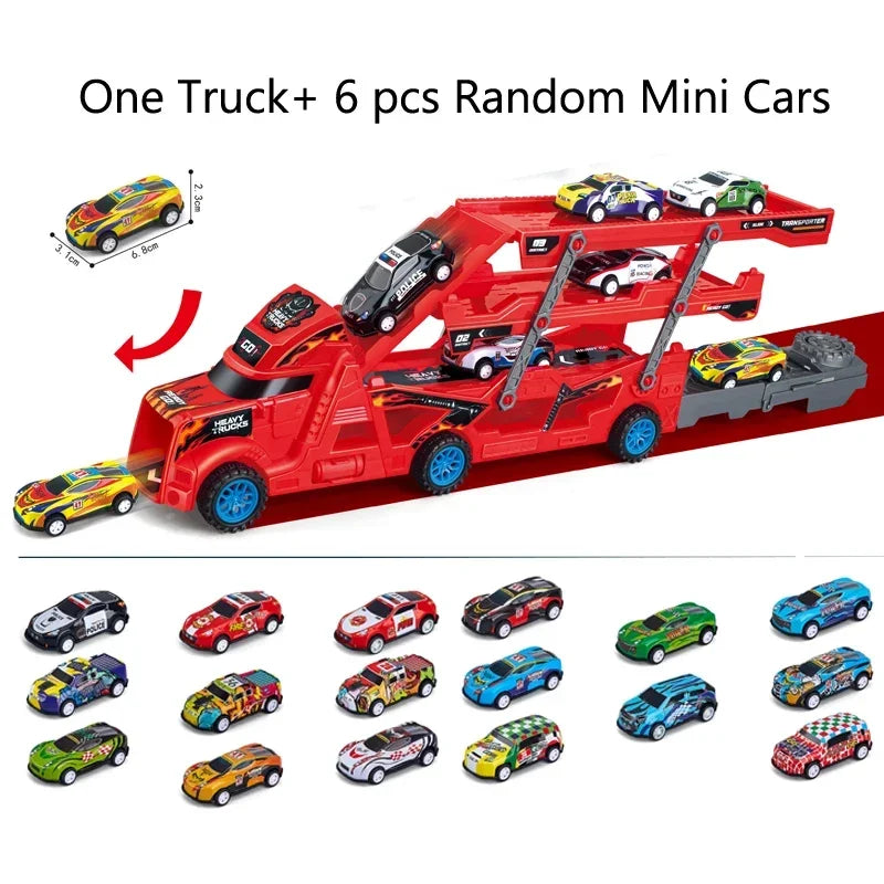 Mega Hauler: Transforming Track Truck Adventure