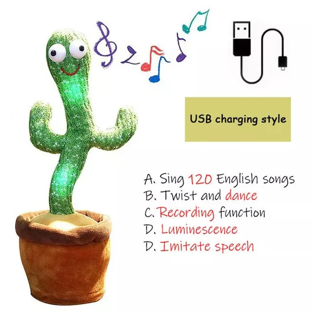 Dancing Cactus: Interactive Singing Plush Toy