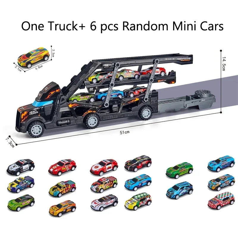 Mega Hauler: Transforming Track Truck Adventure