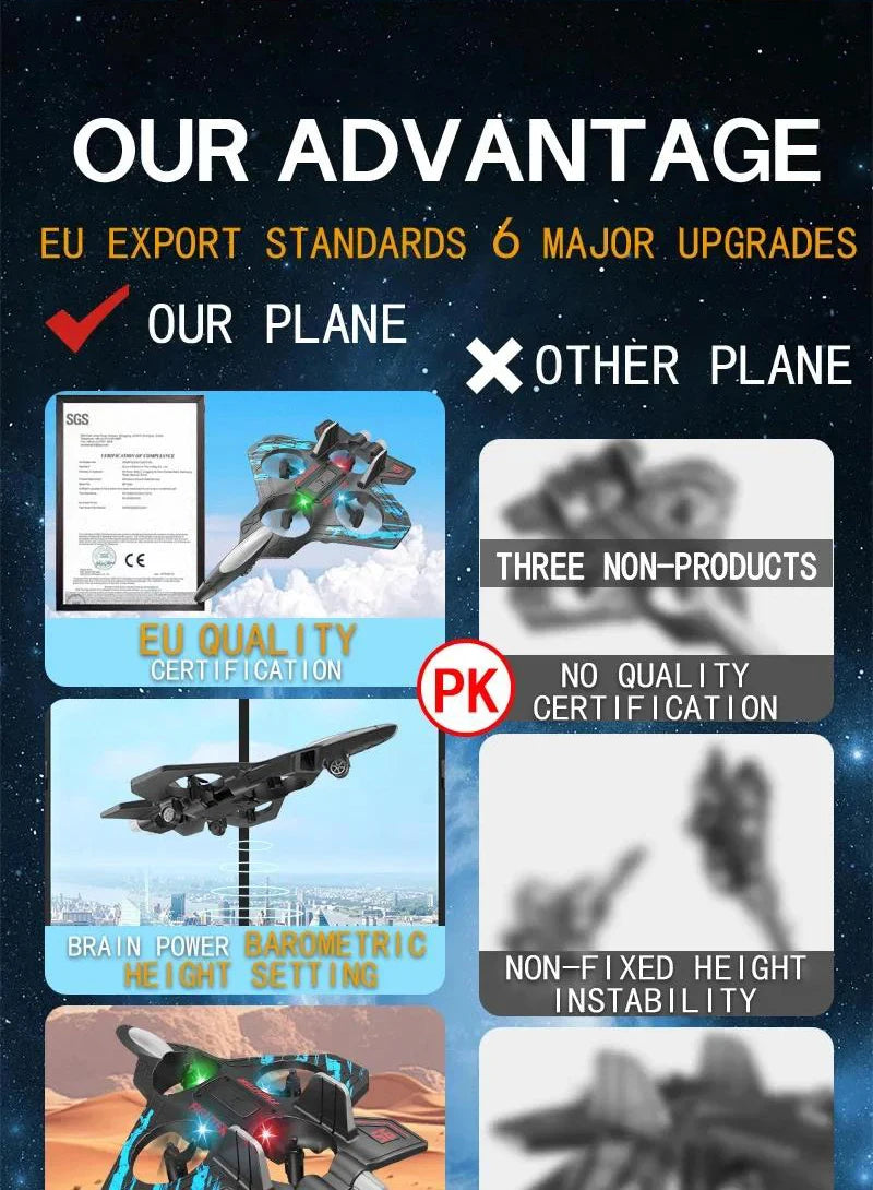 Sky Stunt Glider: RC Fighter Jet