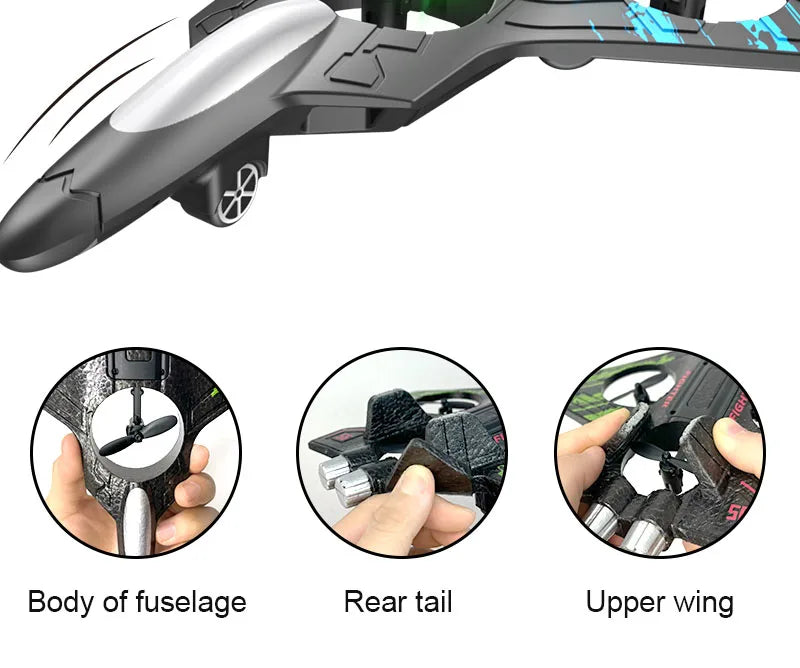Sky Stunt Glider: RC Fighter Jet