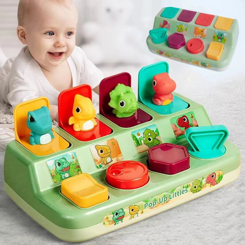 Peek & Play: Montessori Pop-Up Animals