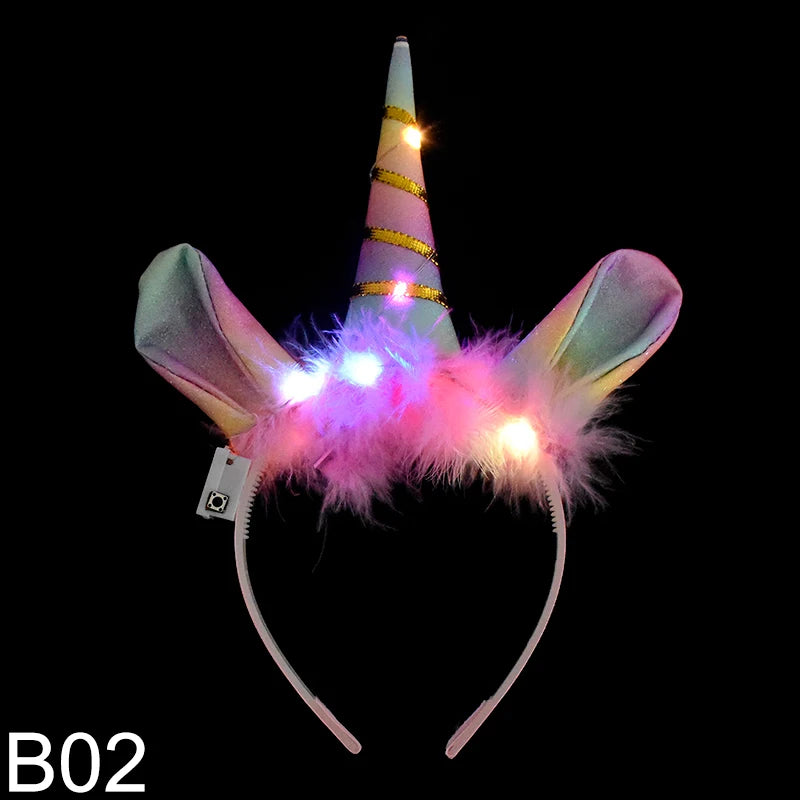 Magical LED Angel Wings & Unicorn Set
