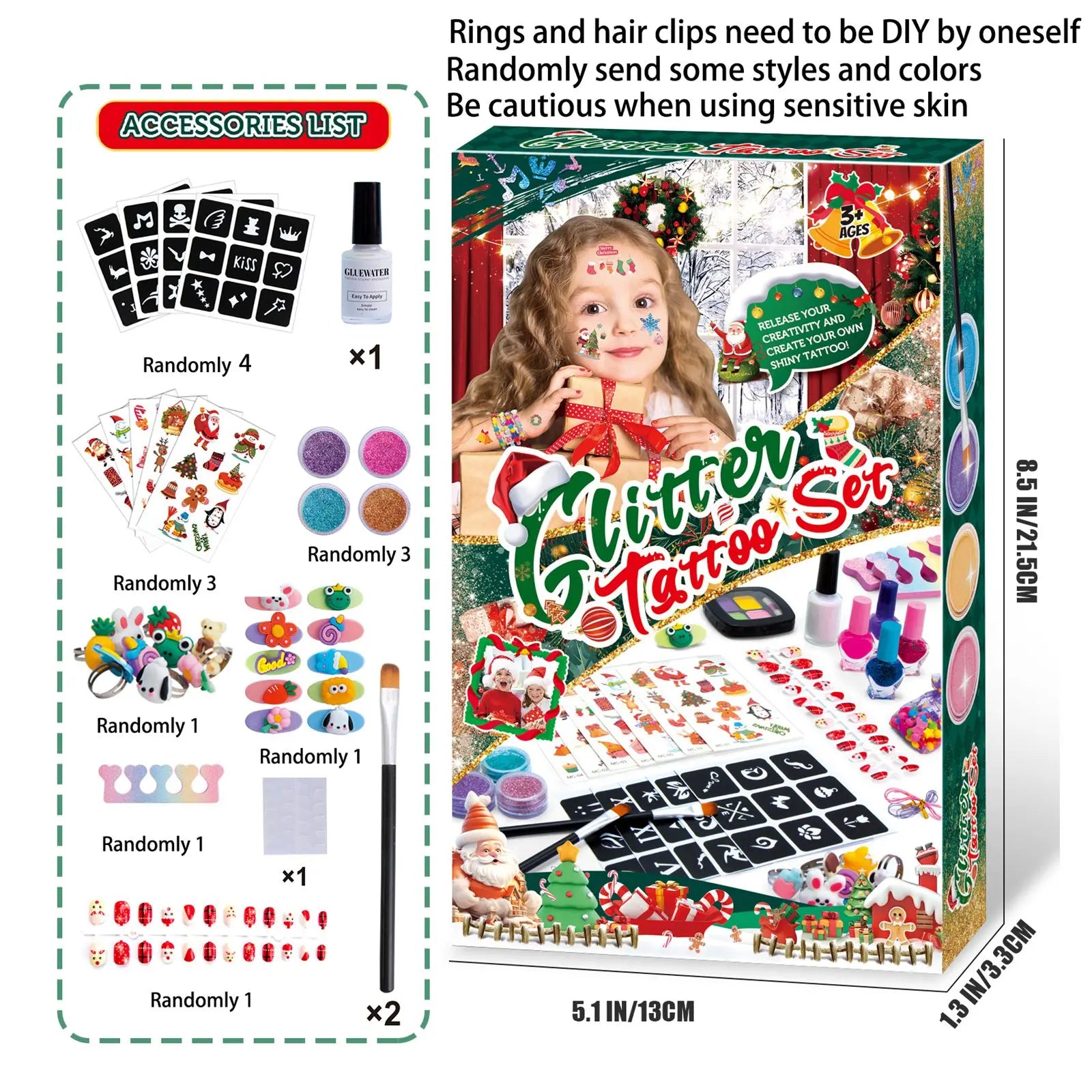 Sparkle & Style: Kids Christmas Glam Set